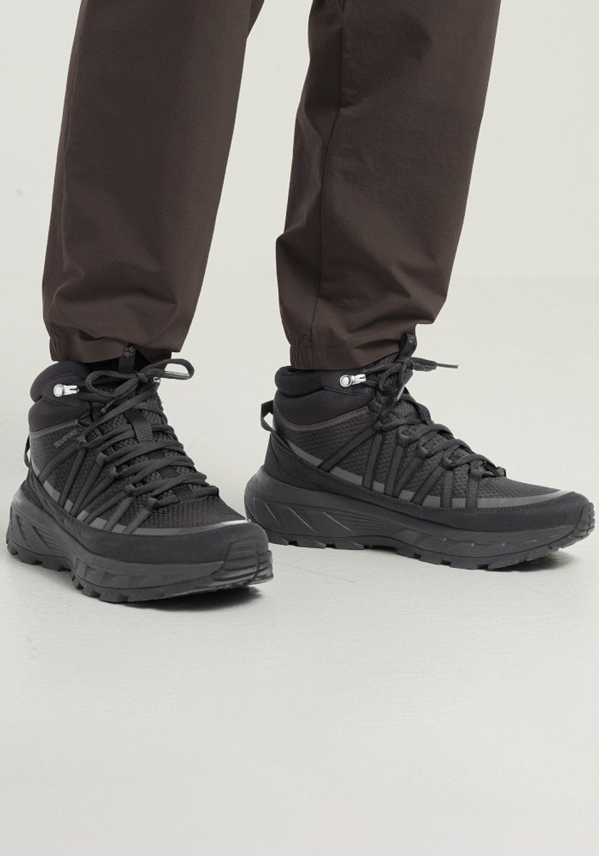 Jack wolfskin wild hike texapore mid m heren wandelschoenen - black 41