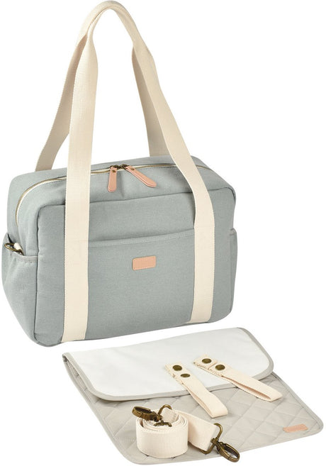 Béaba paris luiertas - trendy unisex verzorgingstas - 16l - incl. verzorgingsmatje koelvak - groen
