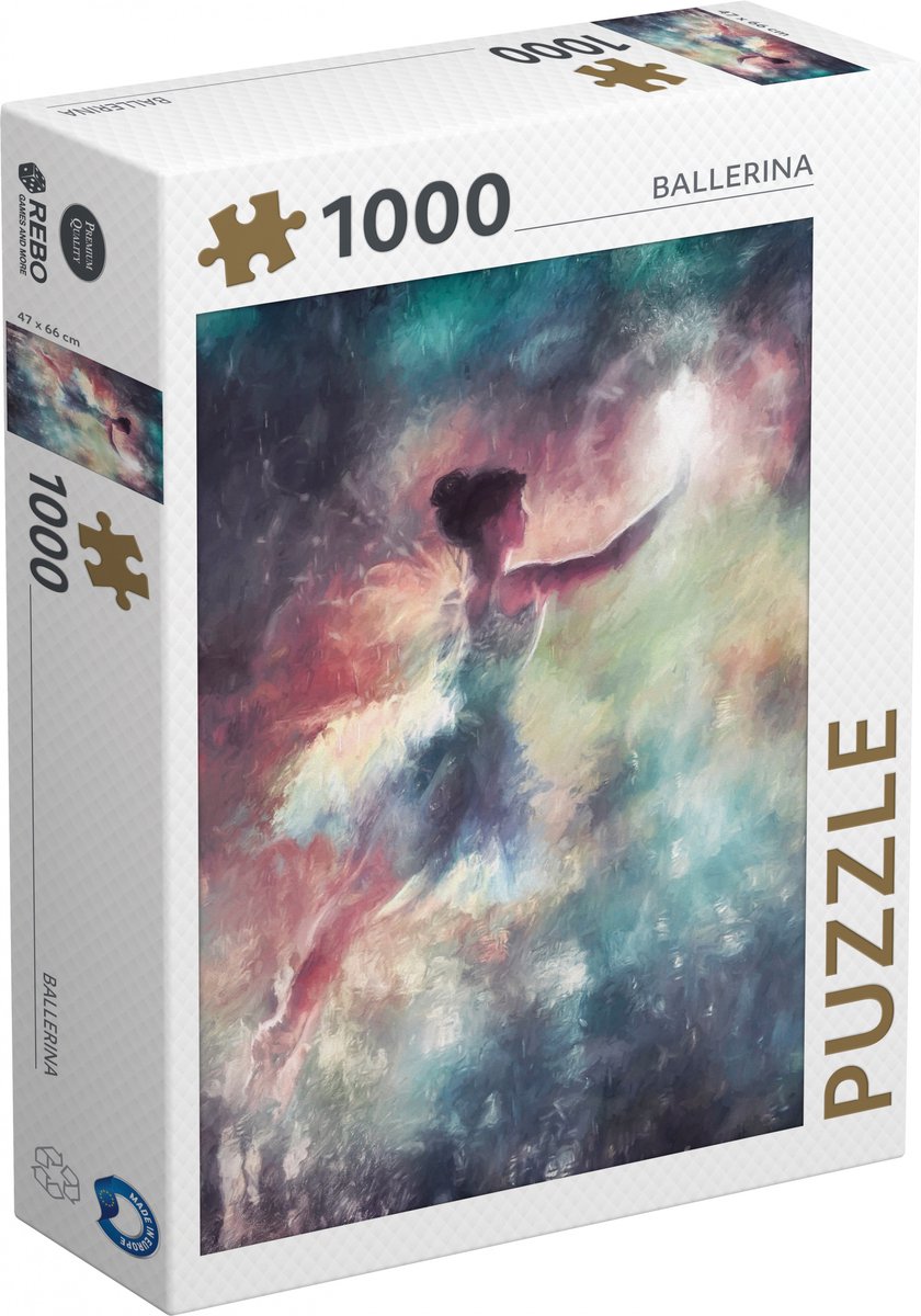 Rebo puzzel ballerina 1000 stukjes
