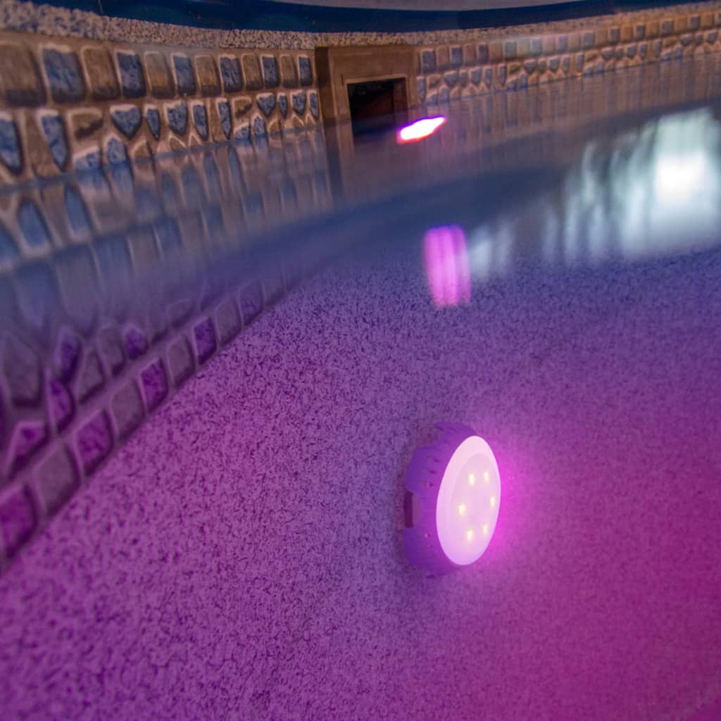 Lumière à LED GRE pour piscine hors sol blanche et ledrc bleu