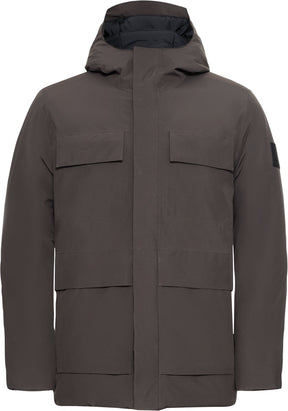 Jack wolfskin brandenburger jkt m heren outdoorjas - peat xl