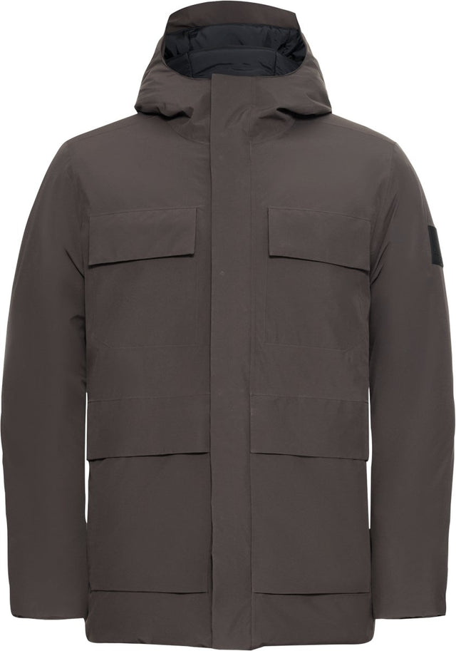 Jack wolfskin brandenburger jkt m heren outdoorjas - peat xl
