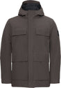 Jack wolfskin brandenburger jkt m heren outdoorjas - peat xl