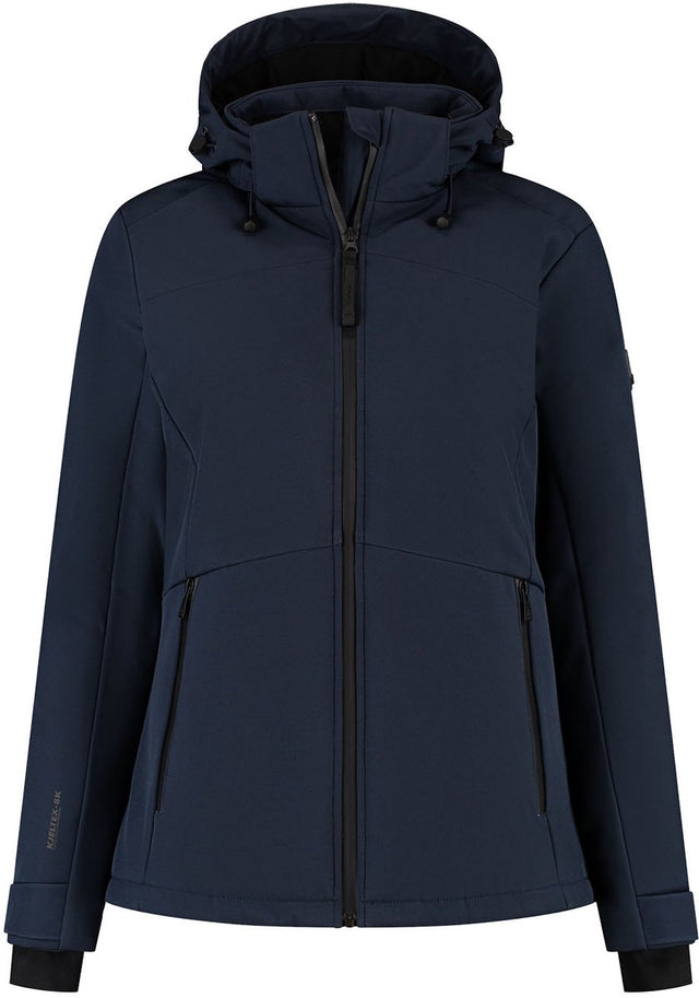 Kjelvik margo dames outdoorjas - donker blauw
