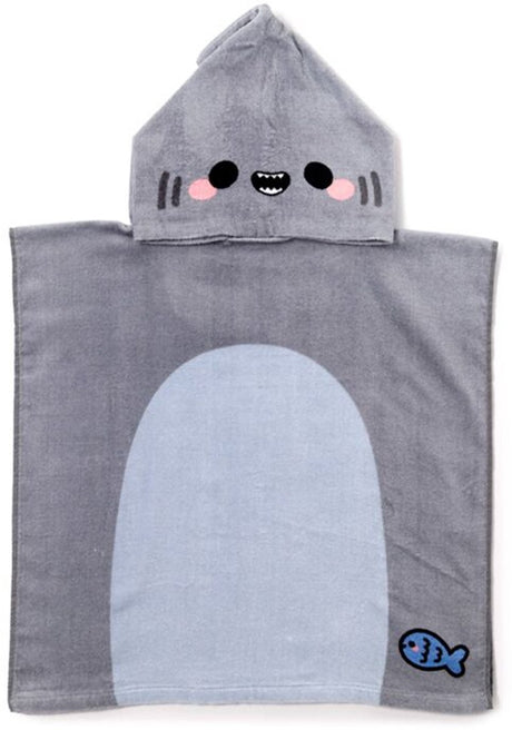 Merkloos sans marque kinder handdoek - archie de haai - cadeau tip