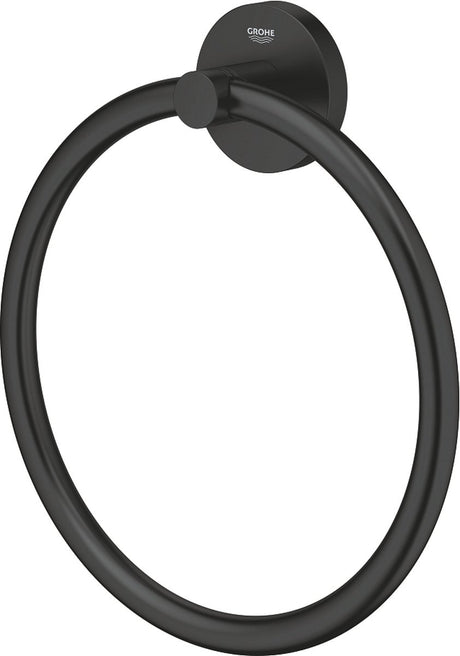 Grohe start handdoekring - mat zwart