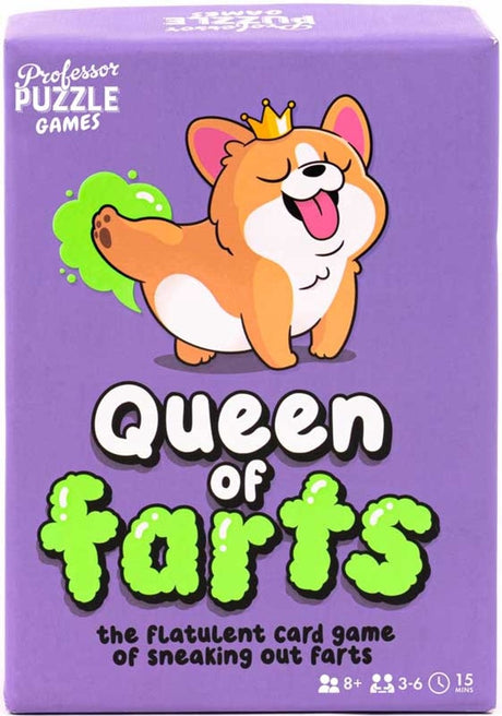 Professor puzzle queen of farts kaartspel - en