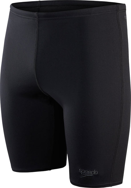 Speedo endurance+ v-cut jammer heren - strakke zwembroek heren - chloorbestendige zwembroek mannen - kleurvaste sportzwembroek heren - zwart - xl