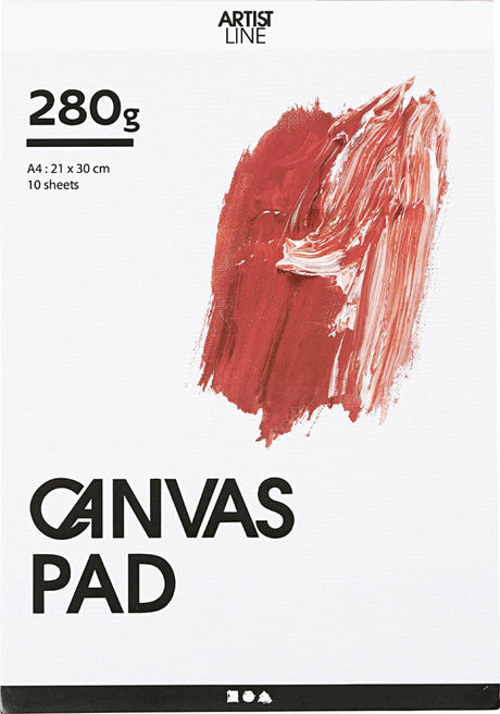Creativ company canvas block - a4 (10 x 280 g) (25753)