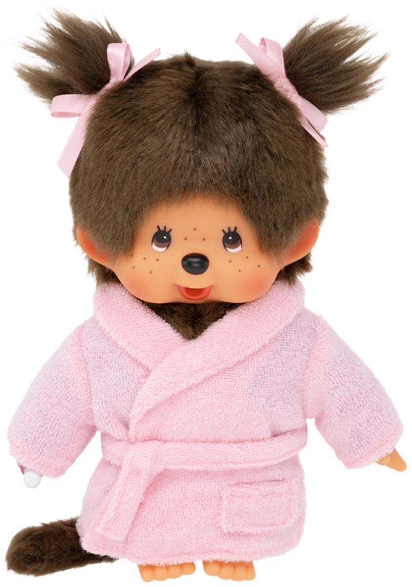 Monchhichi | meisje in badjas 20cm
