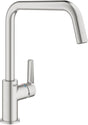 Grohe start keukenmengkraan - hoge uitloop - 150° draaibereik - supersteel (rvs look)