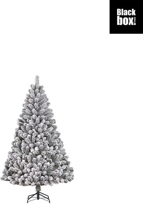 Black box charlton x-mas tree green frosted tips 220 - h120xd76cm