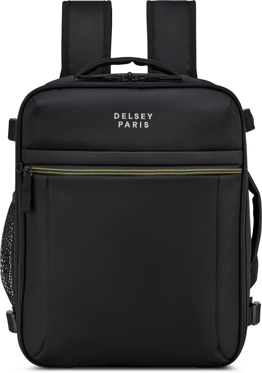 Delsey brochant 3 underseater rugzak 40 cm – 24l – 0,6 kg – gerecycled polyester – laptopvak 16” – smart sleeve – black