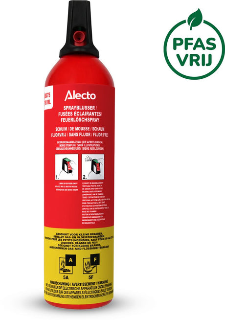 Alecto spuit schuimbrandblusser 750ml