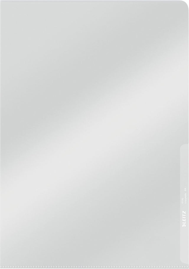 Leitz premium zichtmap - a4 - 100 stuks - transparant