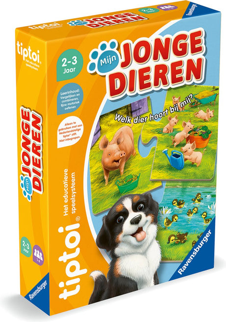 Tiptoi mijn jonge dieren - interactief spel voor 1-4 jaar - ravensburger