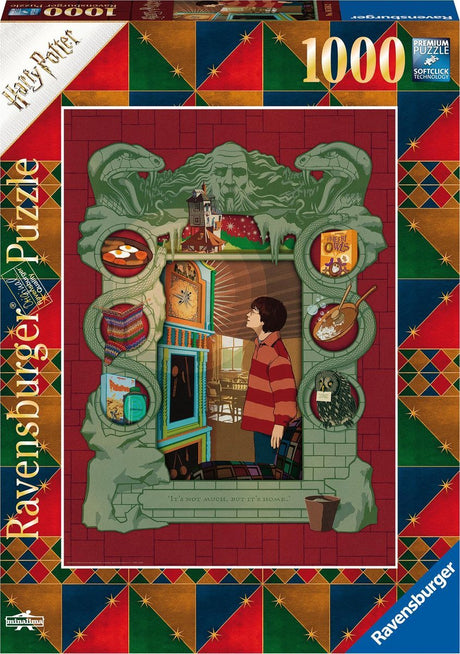 Ravensburger puzzel bij de weasley familie - legpuzzel - 1000 stukjes