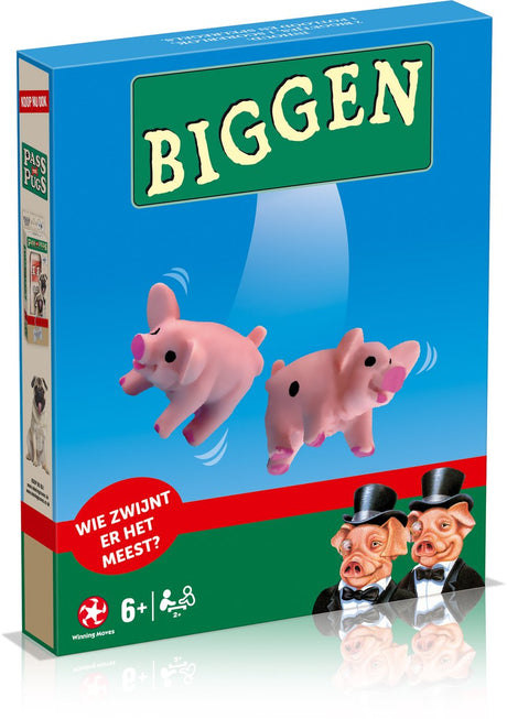 Identity games biggen - dobbelspel - gooi met varkentjes als dobbelstenen