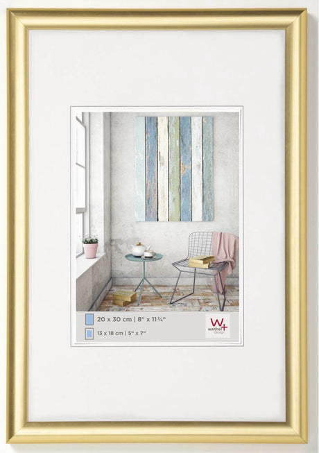 Walther trendstyle - kunststof lijst - fotoformaat 13x18 cm - goud