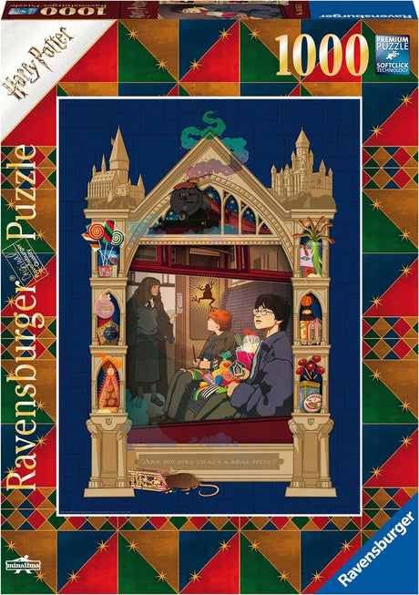 Ravensburger puzzel onderweg naar hogwarts - legpuzzel - 1000 stukjes