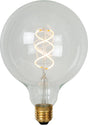 Lucide g125 - filament lamp - ø 12,5 cm - led dimbaar - e27 - 1x4,9w 2700k - transparant