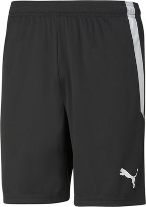 Puma teamliga shorts heren sportbroek - black- white