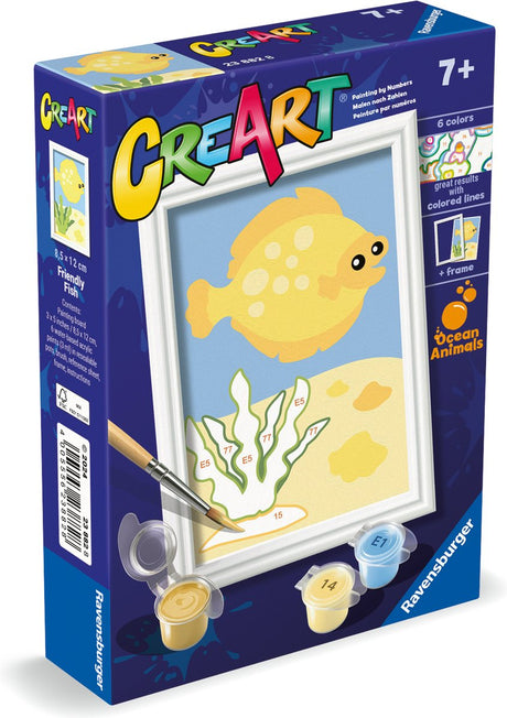 Ravensburger creart trendy fish - schilderen op nummer