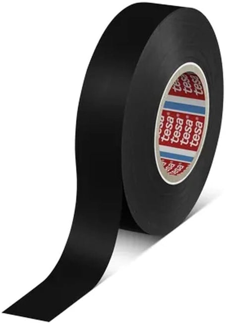 Tesa isolatietape 19mm - 10 meter - zwart