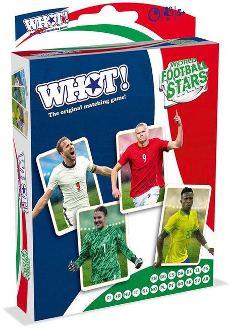 Winning moves whot! - kaartspel - world football stars - meertalig