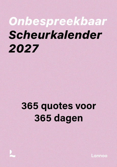Lannoo onbespreekbaar scheurkalender 2027