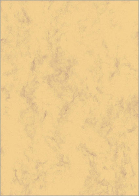 Sigel designpapier a4 marmer zandbruin 90 grams 100 vel