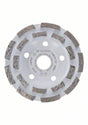 Bosch expert for concrete - diamantdoorslijpschijf - 125mm - beton - dubbele segmenten