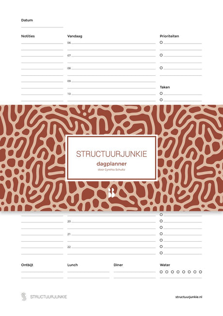 Structuurjunkie de dagplanner - ongedateerd