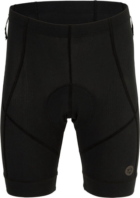 Agu venture - mtb liner short - dames - fietsbroek met zeem - ademend mesh - red 120 zeem - flatlock naden - siliconen gripper - zwart - l