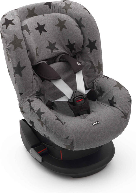 Dooky seat cover groep 1 autostoel hoes grey star - universele autostoelhoes maxi cosi cabriofix, maxi cosi hoes pebble, maxicosi hoes, cybex en meer - autostoelhoes baby universeel
