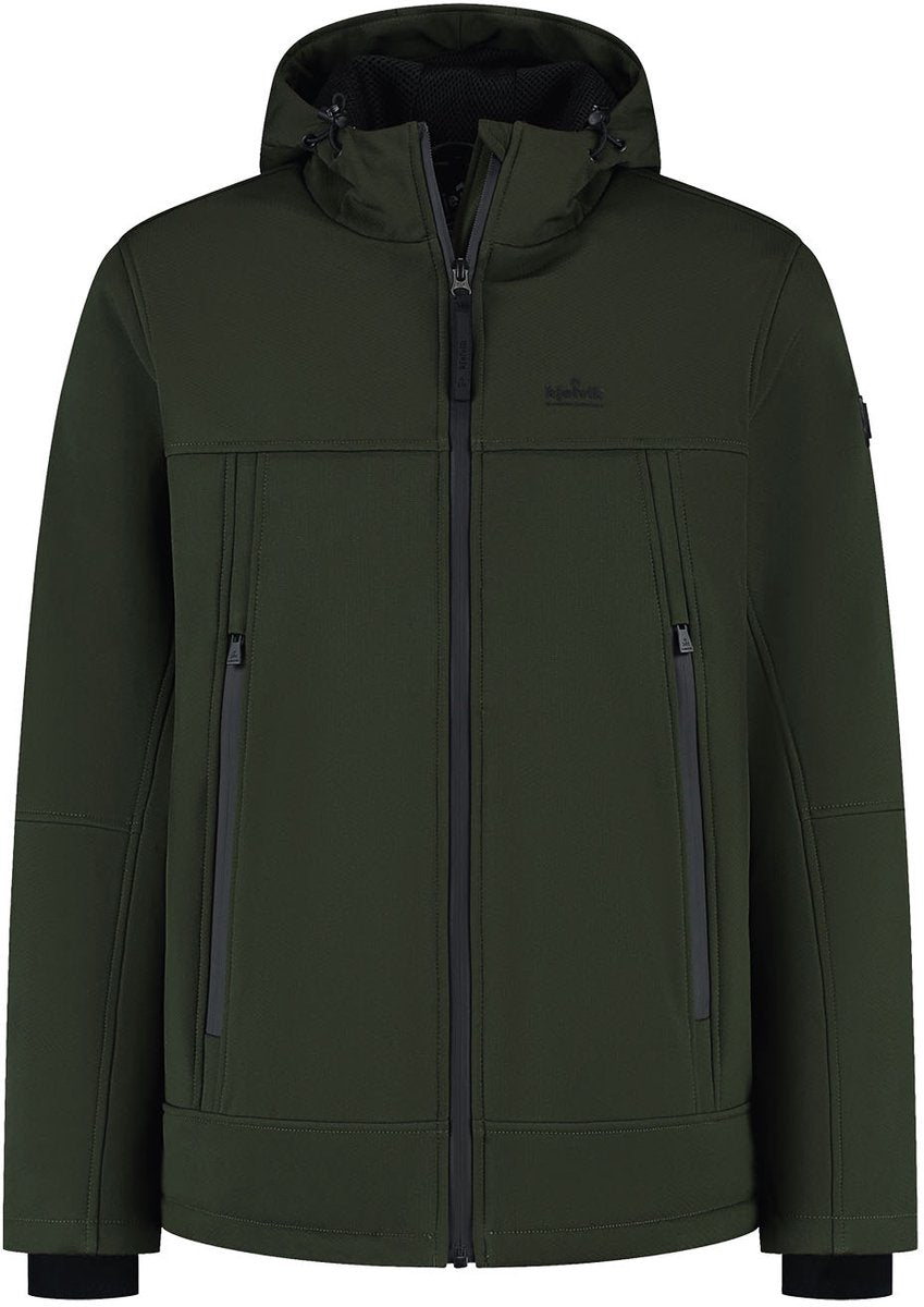 Kjelvik dax heren outdoorjas - groen