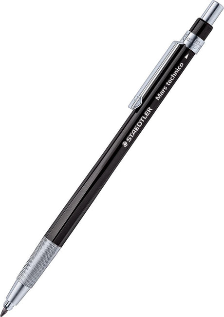 Staedtler vulpotlood mars technico 2 mm, zwarte houder 5 stuks