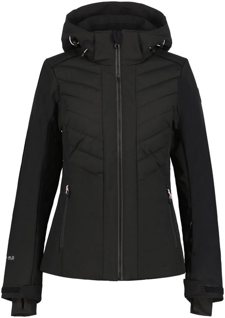 Icepeak freital dames softshell ski jas - zwart - 40