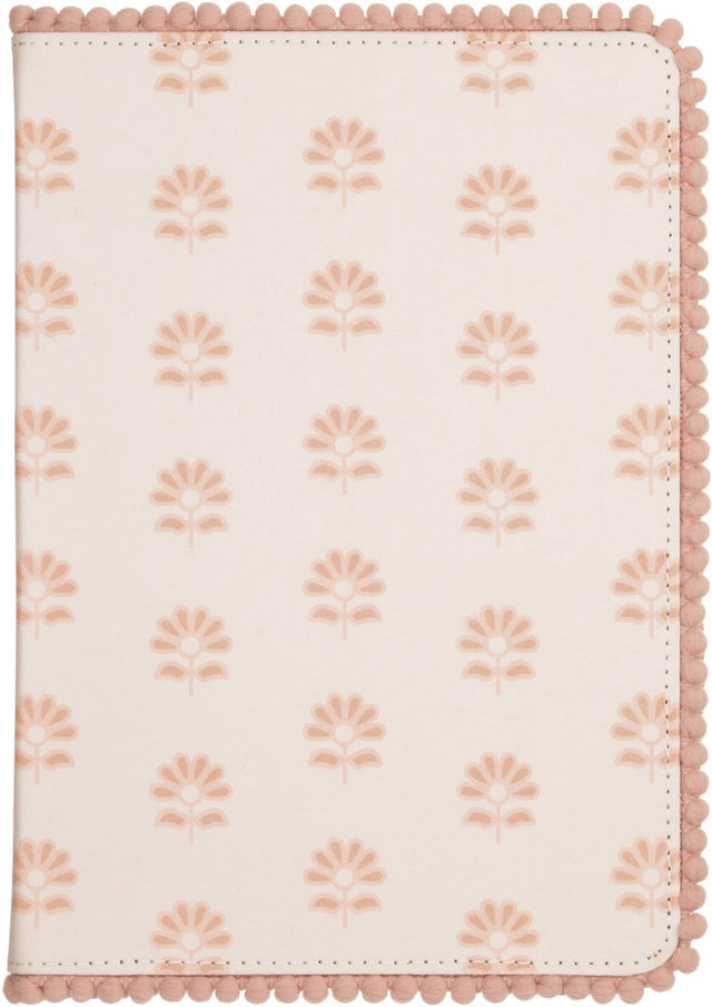 Eccolo notitieboek - pompom blockprint - lijn - ca.15x20cm - ec-d459c