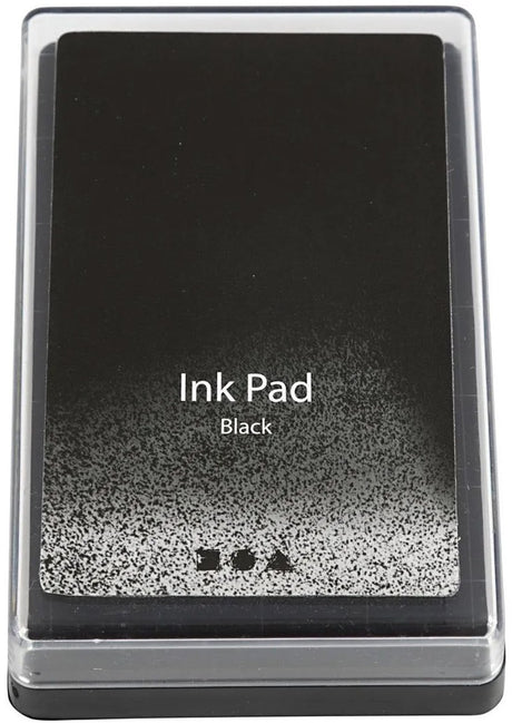 Creativ company stempelinkt, zwart, h: 2 cm, afm 9x6 cm, 1 stuk