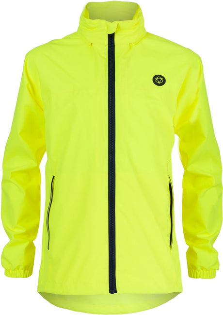 Agu essential - regenjas - kids - waterdicht en ademend - poray 5.000 - reflecterend - met ritszakken - 140 - geel 140
