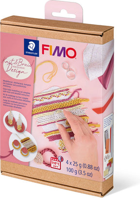 Fimo how-to-create set “knit braid design”