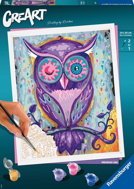 Ravensburger creart schilderen op nummer - dreaming owl