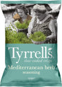 Tyrrells mediterranean herb - chips - 10 x 150 gram
