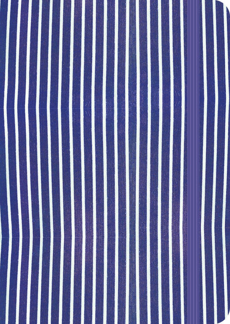 Uitgeverij karmijn carmyne's journal a5 tomoe river notitieboek - blue stripes