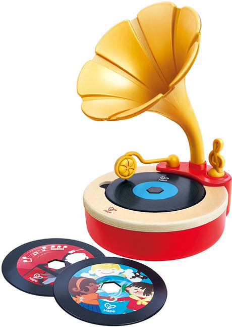 Hape maak je eigen muziek grammofoon - - vanaf 3 jaar