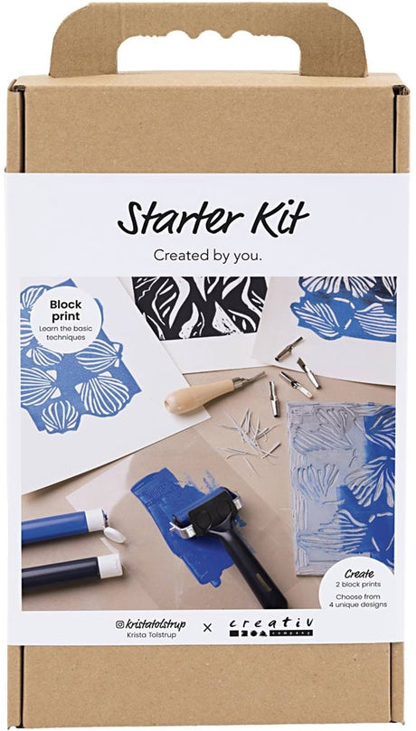 Creativ company linoprinting - hobbypakket voor starters