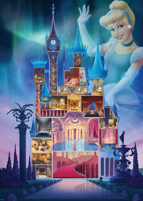Ravensburger puzzel disney assepoester kasteel - 1000 stukjes.