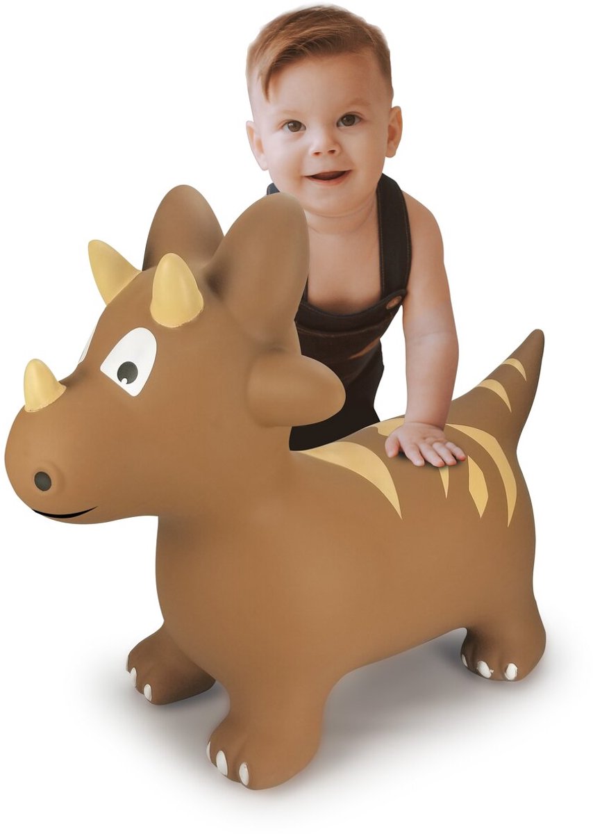 Jamara skippydier dino - skippybal voor binnen en buiten - inclusief pomp