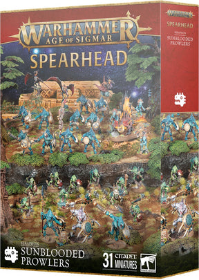 Games workshop spearhead: seraphon sunblooded prowlers